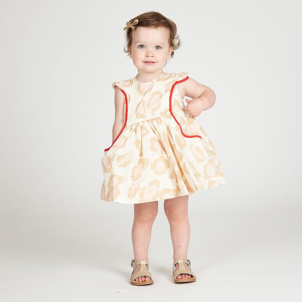 Pink Chicken Leopard Eden Dress and Bloomers